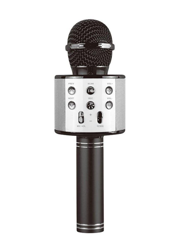 Power Joy Karaoke Microphone With Bluetooth, Recording, Battery Operated, Assorted 1 Piece (Style & Color May Vary) | Unleash your inner rockstar! | Portable Microphone | Compatible to Karaoke Machine, Smartphone, Tablet and etc! | Wireless Bluetooth Speaker | Gift for Adults and Music Lover