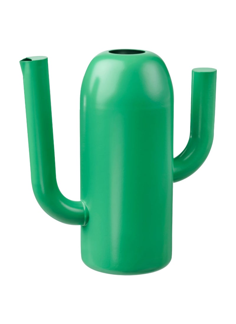 Vase/watering can bright green 24 cm