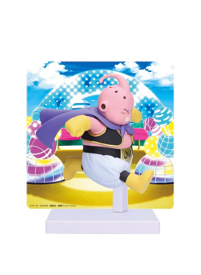Banpresto Dragon Ball Daima Majin Buu Figure With Panel Statue