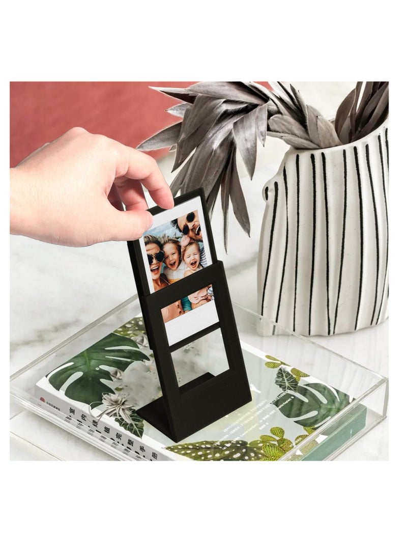 Instax Mini Picture Frame, 2x3 Mini Frame for Fujifilm Instax Mini 3-inch Films, PC Polaroid Picture Frame that Storage 10 Photos Desk Photo Display - 4 Pack