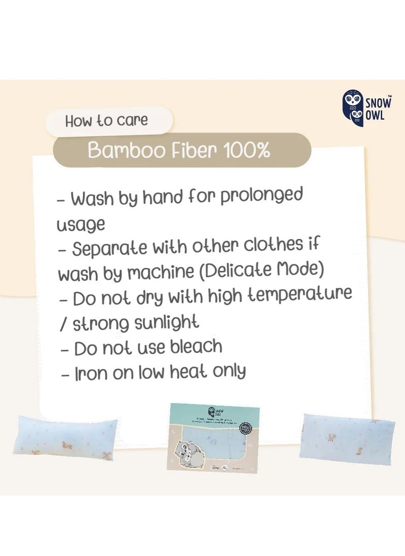 Snow Owl Bamboo Washcloth 11
