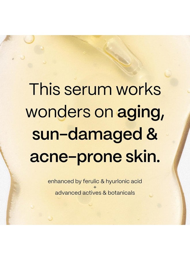 Mad Hippie Vitamin C Serum + Pillow Pack - Brightening Serum with Hyaluronic Acid, Ferulic Acid, Vitamin E