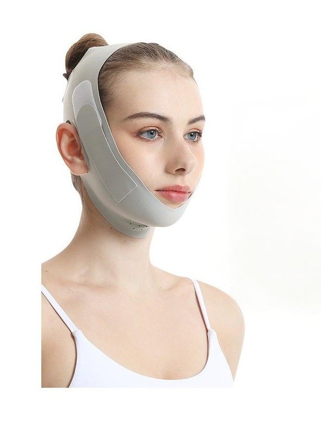 Double Chin Reducer,V Line Mask Face Lifting Strap,Face Lift Chin Strap Sculpting Tool,Reusable Face Shaper and Lifting Belt,Chin Up Eliminator,Exclusive Formula For Efficient Improvement(Green)