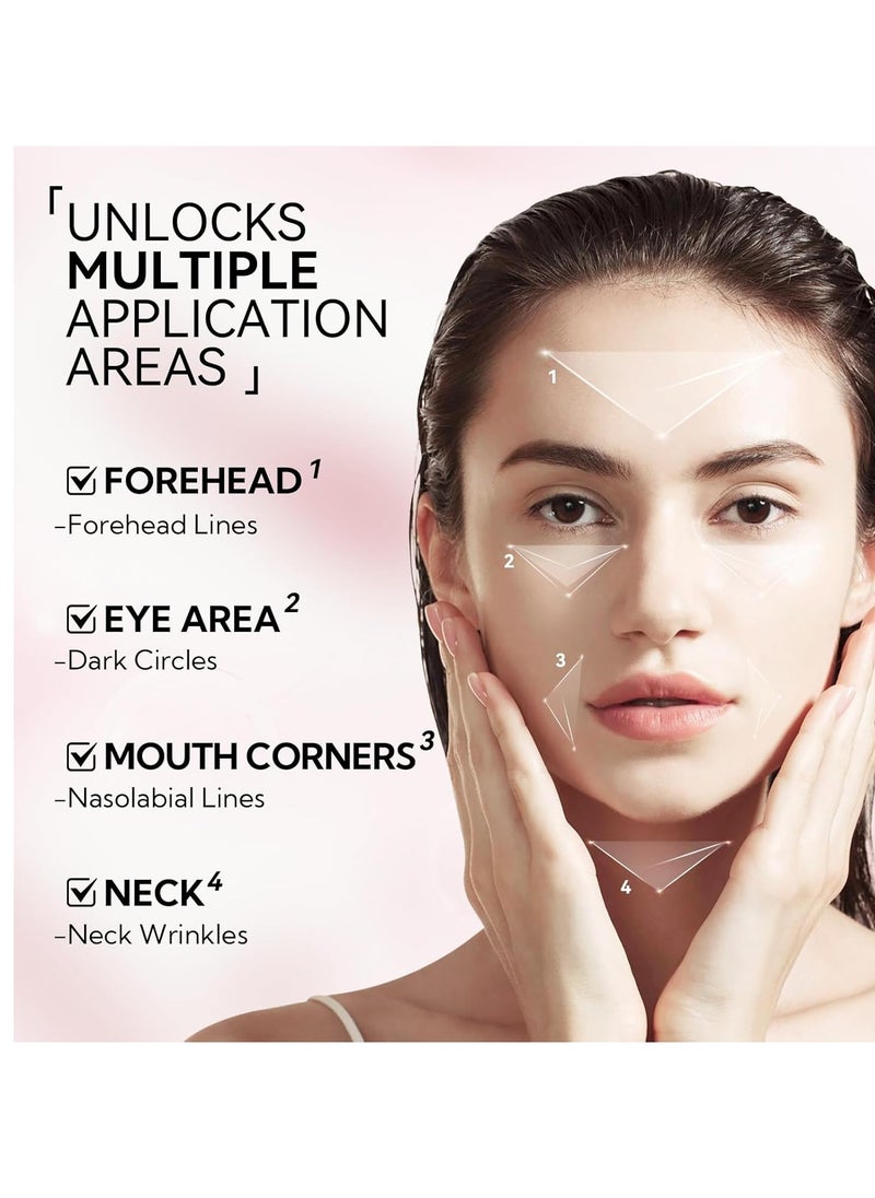 BREYLEE Rose Eye Mask - 60 Pcs Under Eye Treatment for Puffy Eyes, Wrinkles, Dark Circles and Fine Lines (Rose)
