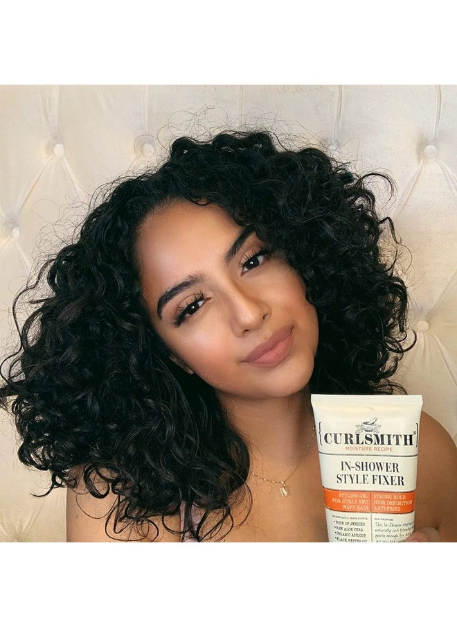 Curlsmith - In-Shower Style Fixer - Vegan Extreme Hold Styling Gel for Dry, Wavy, Curly or Coily Hair (8oz)