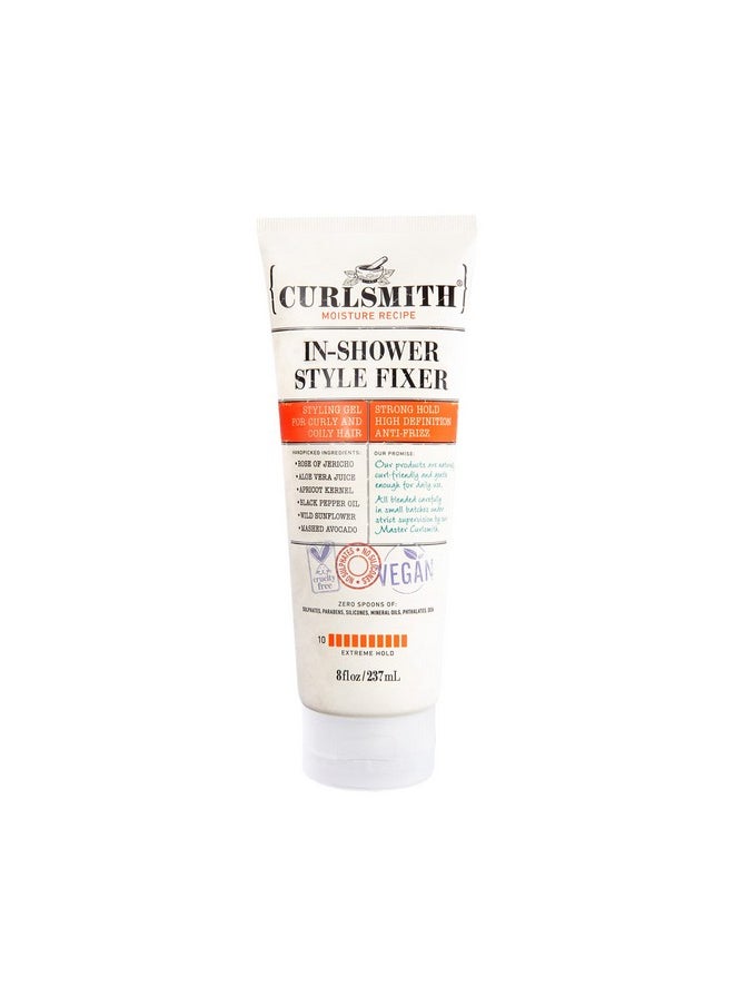 Curlsmith - In-Shower Style Fixer - Vegan Extreme Hold Styling Gel for Dry, Wavy, Curly or Coily Hair (8oz)