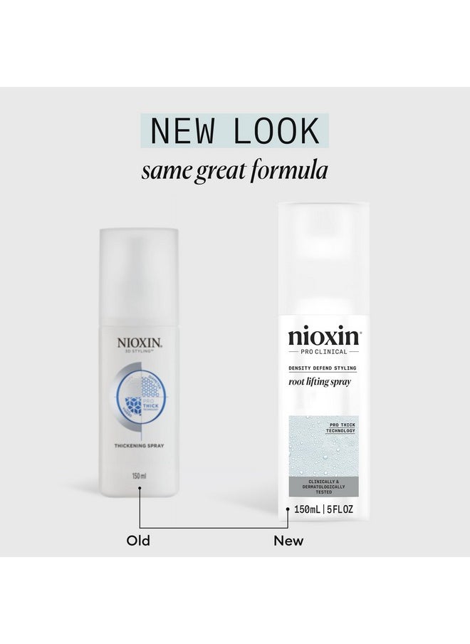 Nioxin Density Defend Styling Root Lifting Spray - Hair Thickening Spray, 5.1 oz (Packaging May Vary)