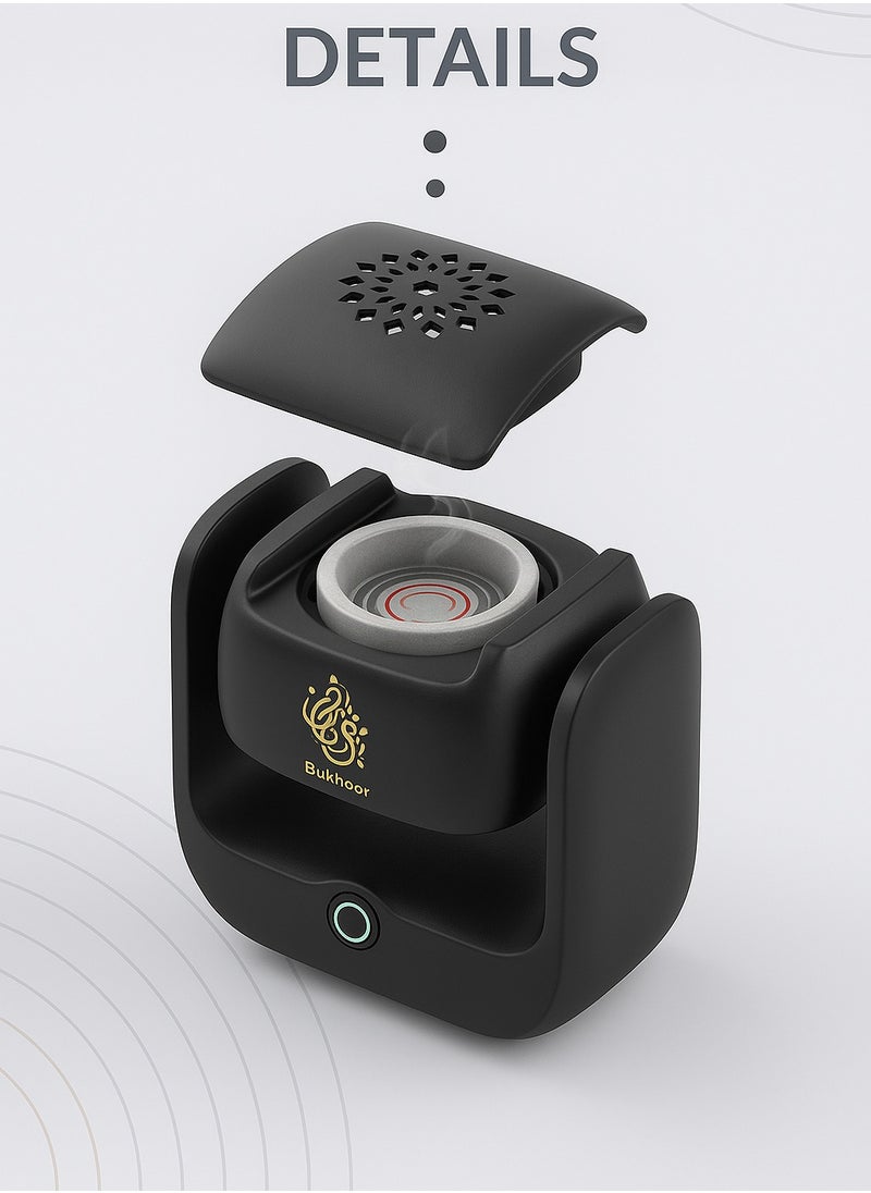 Rotational Incense Burner – Fast Aroma Diffusion, Light Function, Safe Touch, Portable Design