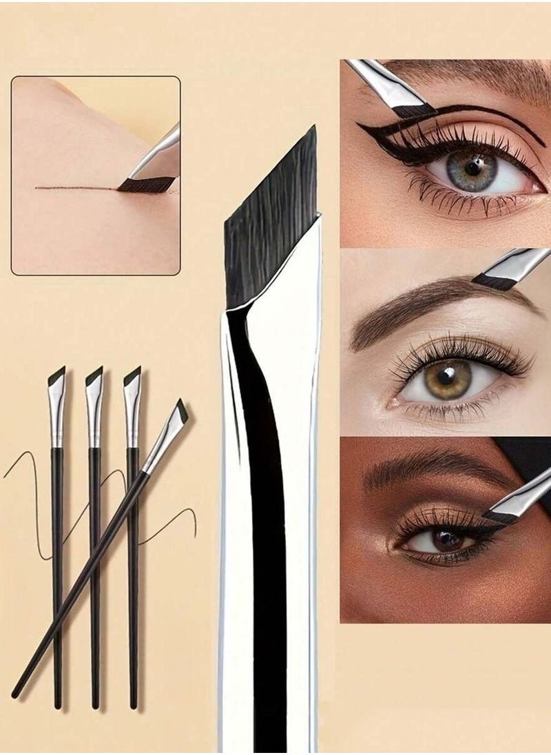 7pcs Eyeliner Brush Eyebrow Brush Set,Fine Angled Ultra thin Precision Makeup Brushes, Precision Gel Eye Liner