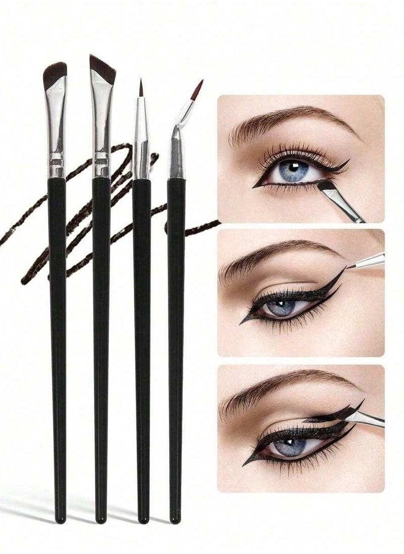 7pcs Eyeliner Brush Eyebrow Brush Set,Fine Angled Ultra thin Precision Makeup Brushes, Precision Gel Eye Liner