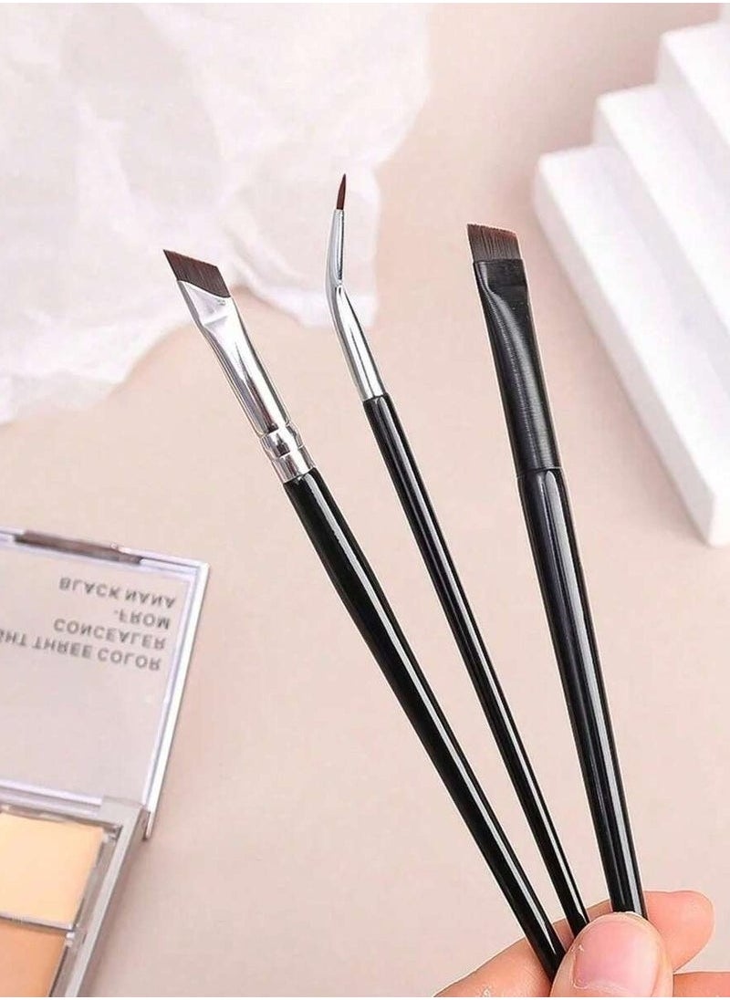 7pcs Eyeliner Brush Eyebrow Brush Set,Fine Angled Ultra thin Precision Makeup Brushes, Precision Gel Eye Liner