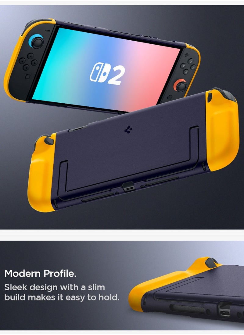 Nano Pop Nintendo Switch 2 Case Cover (2025) Slim Fit with Detachable Joy-Con and Kickstand Compatible - Blueberry Navy
