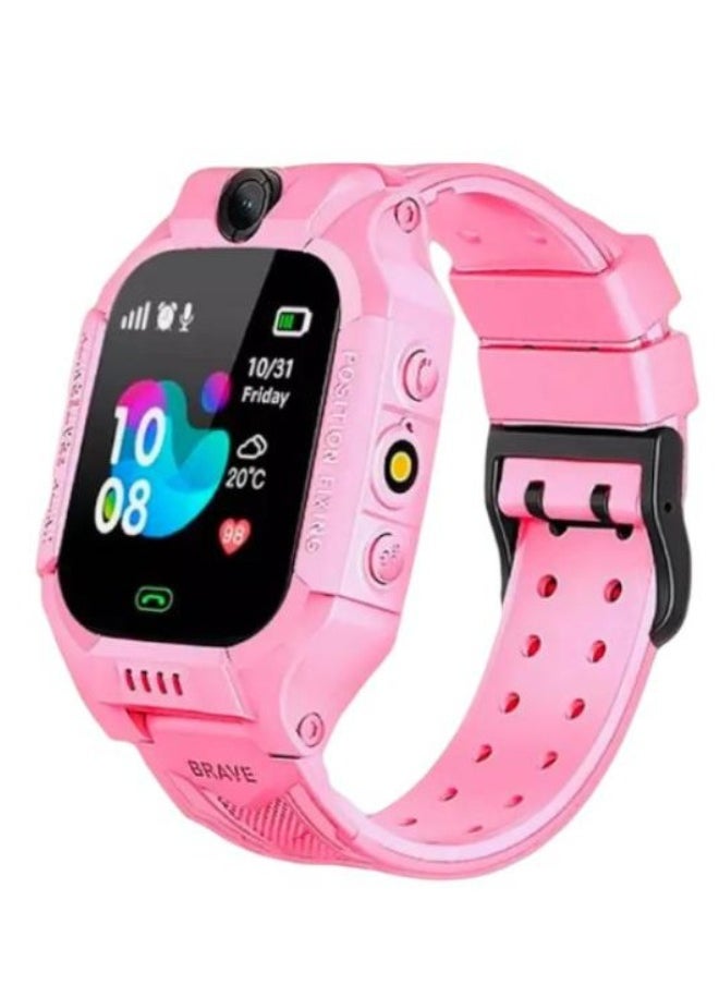 Z7A Kids Smartphone Watch |Smartwatche with HD Touch Screen, Phone Call Text Messaging Watch for Boy Girl Birthday Gifts(Pink)