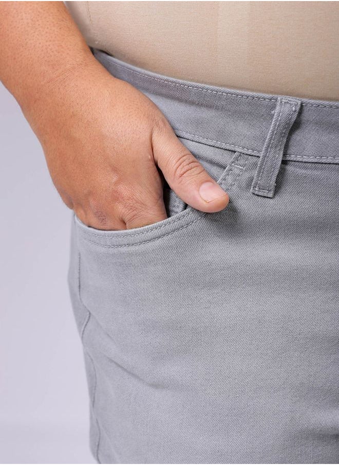 Men Plus Size Bootcut Solid Mid-Rise Stretchable Jeans