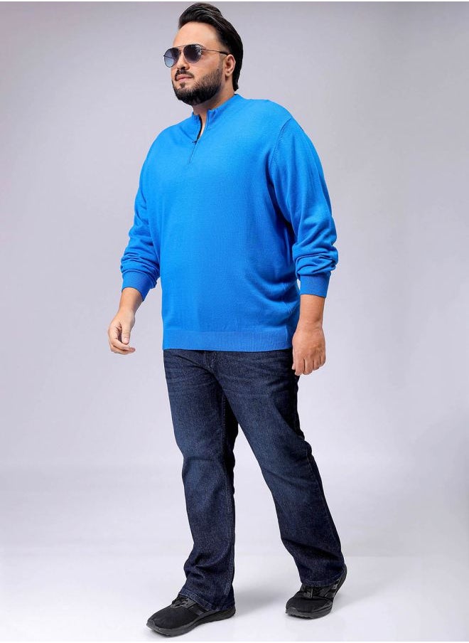 Men Plus Size Bootcut Solid Mid-Rise Stretchable Jeans