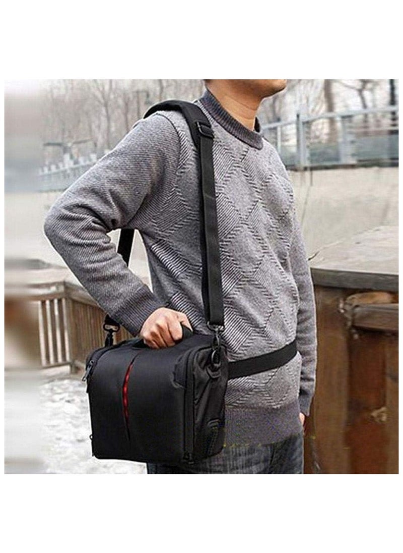 PROMAGE EOS- 5004E Waterproof Anti-Shock DSLR Camera Bag for Canon, Nikon, Samsung, and Sony - Black