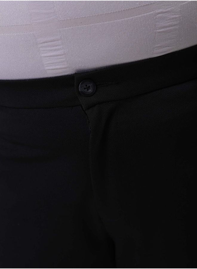 Men Plus Size Regular Fit Solid Mid-Rise Stretchable Chinos