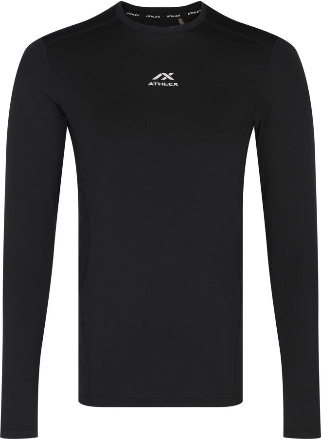 Athlex Men’s Compression Longsleeve – ATCOMPRESSION Support, Moisture-Wicking, Antibacterial, Breathable & Flexible for Intense Workouts