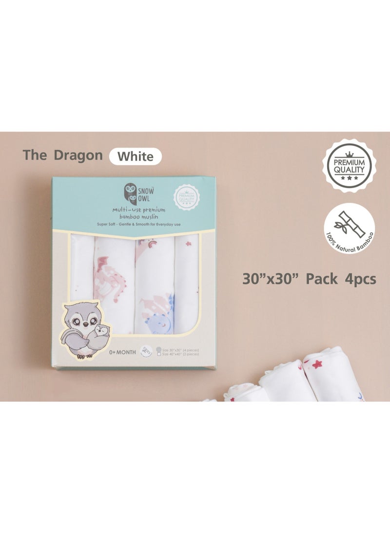 Snow Owl Bamboo Muslin 30
