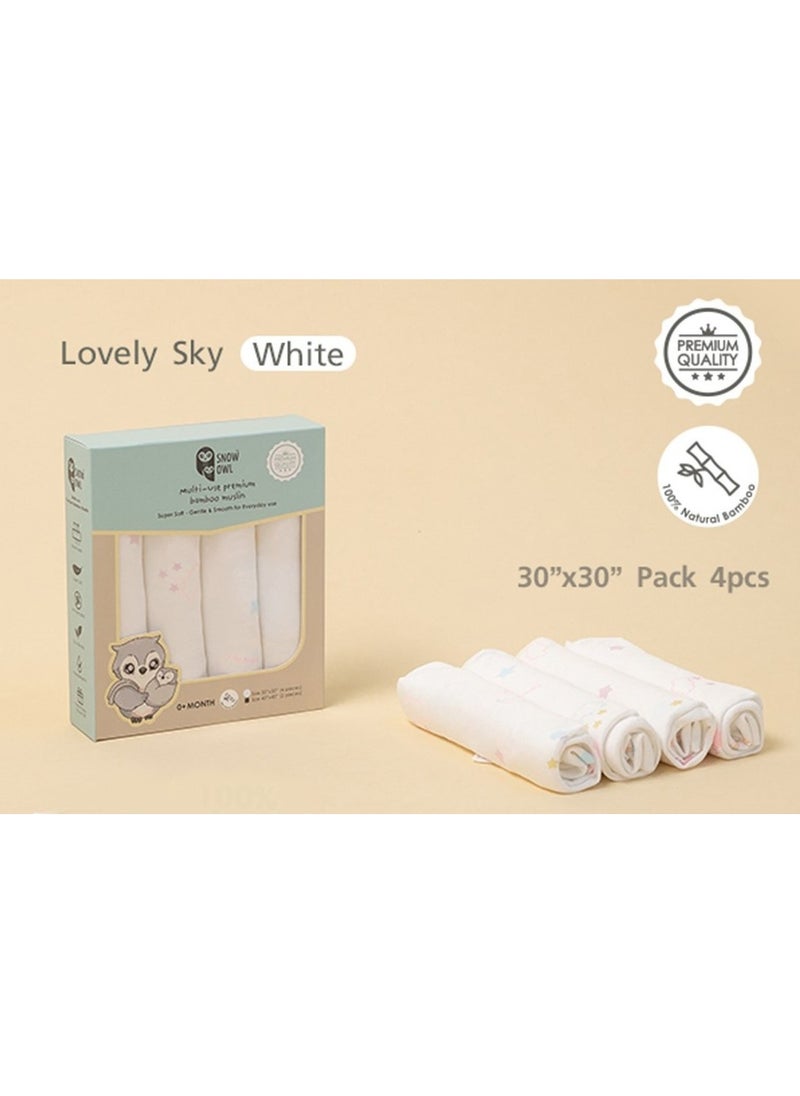 Snow Owl Bamboo Muslin 30