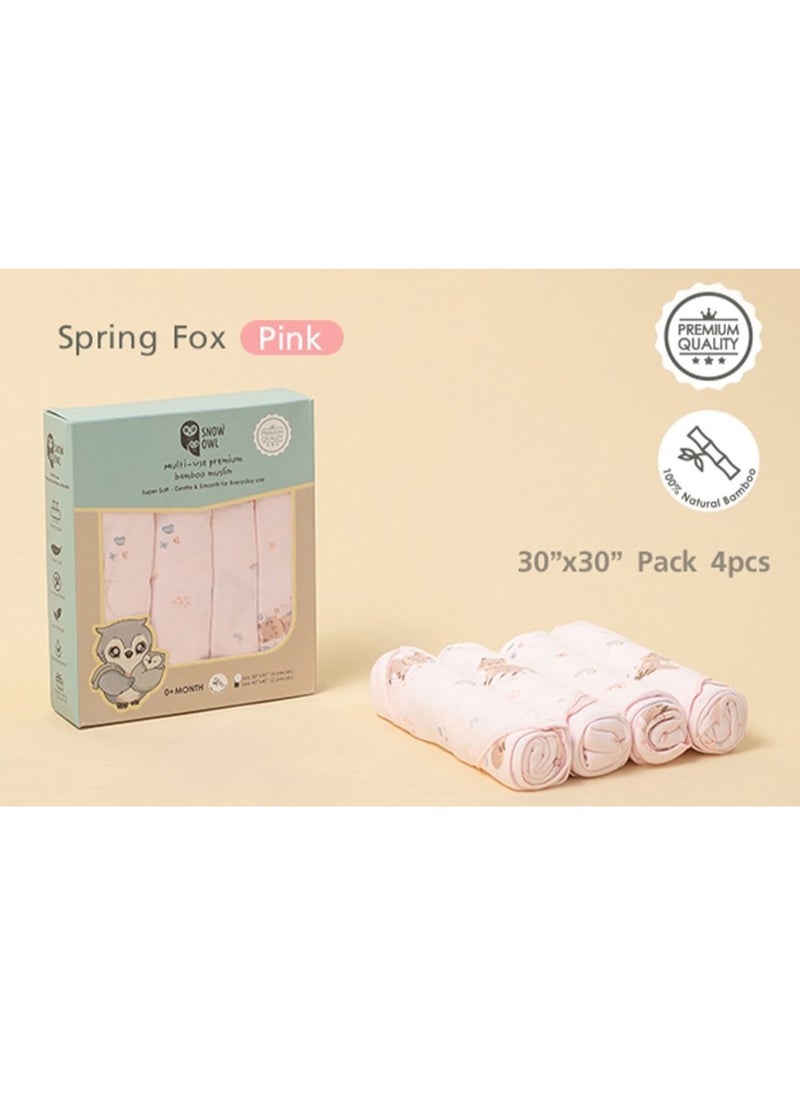 Snow Owl Bamboo Muslin 30