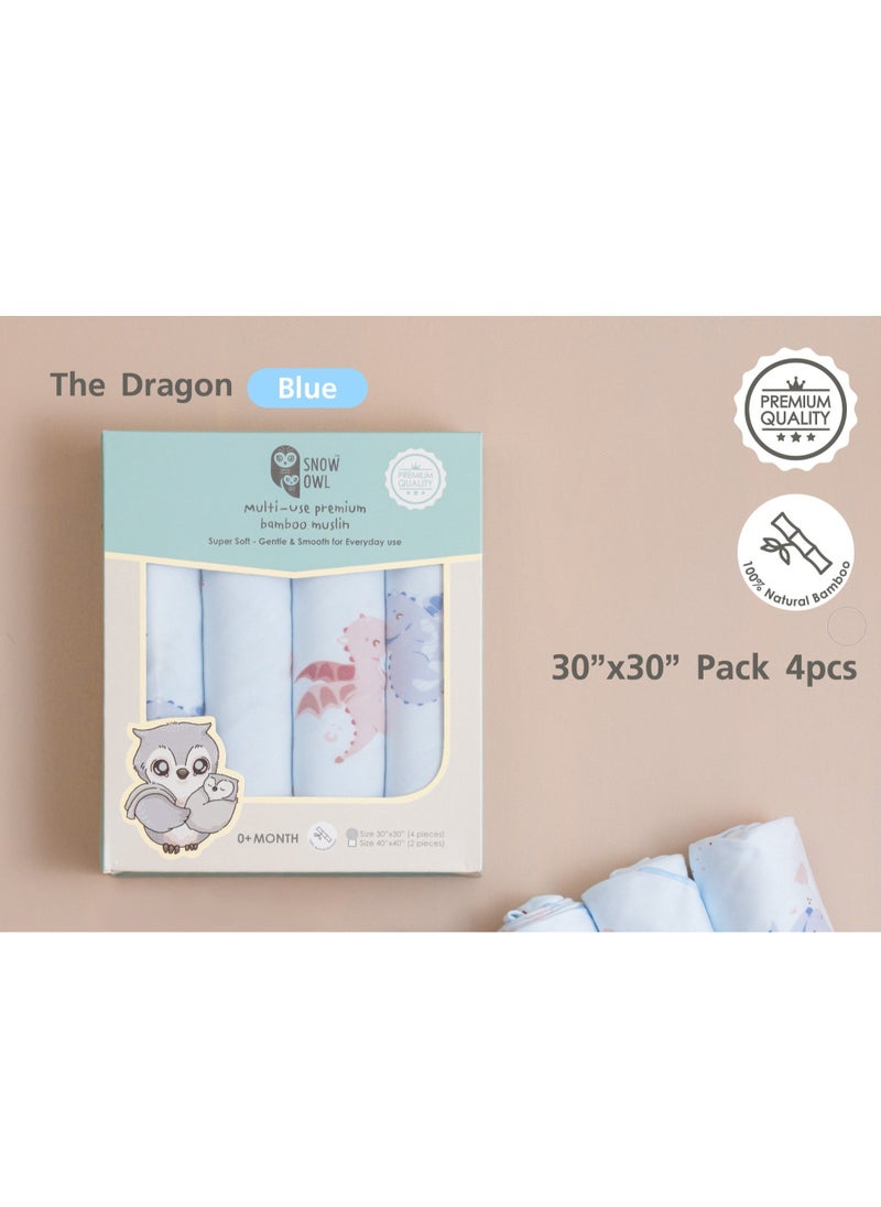Snow Owl Bamboo Muslin 30