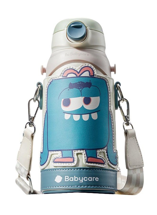 3-In-1 Portable Insulated Leak-Proof Vacuum Bottle - Light Blue