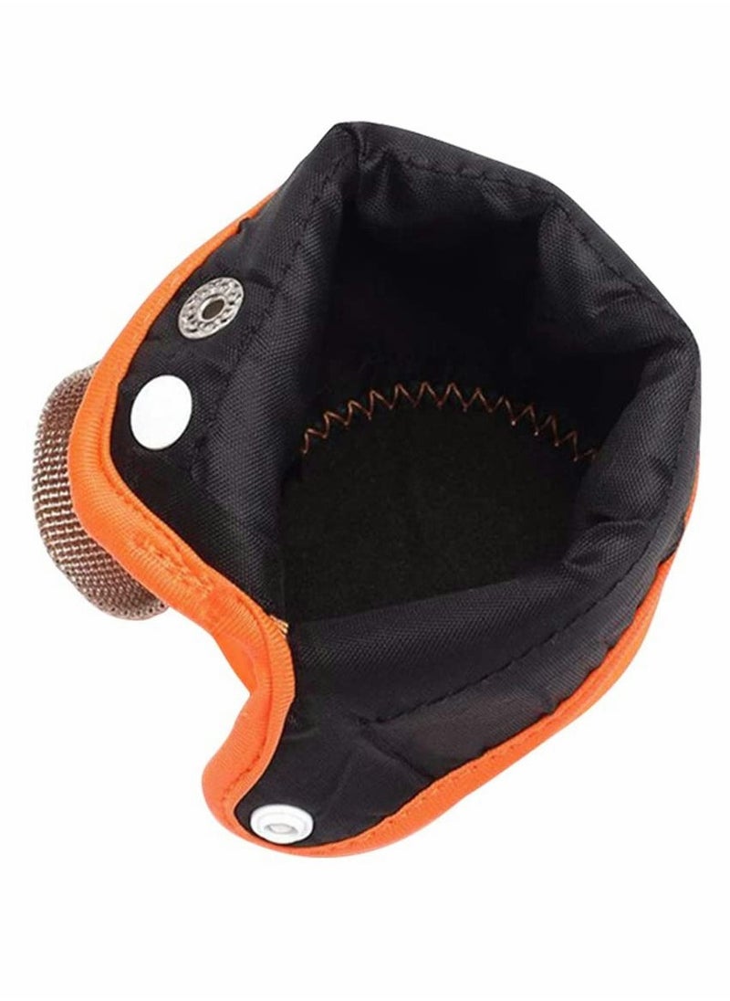 Bottle Warmer Bag Milk Warmer Cover Feeding Bottle Heated Cover Portable Beverage Baby Bottle Warmer for Car Travel Shopping (Orange)