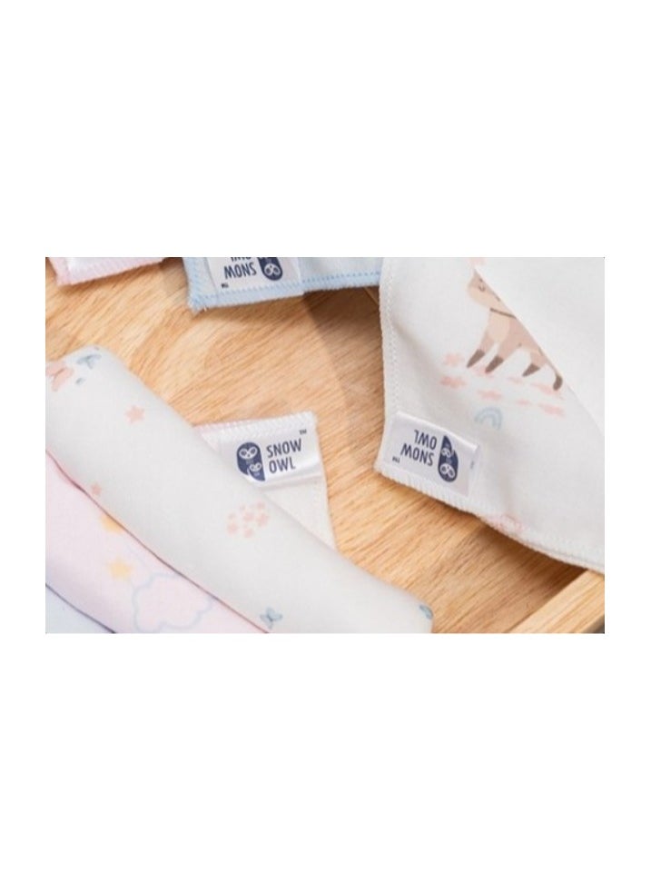Snow Owl Bamboo Baby Bolster - The Dragon Blue