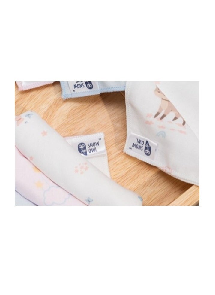 Snow Owl Bamboo Baby Bolster - The Dragon Pink