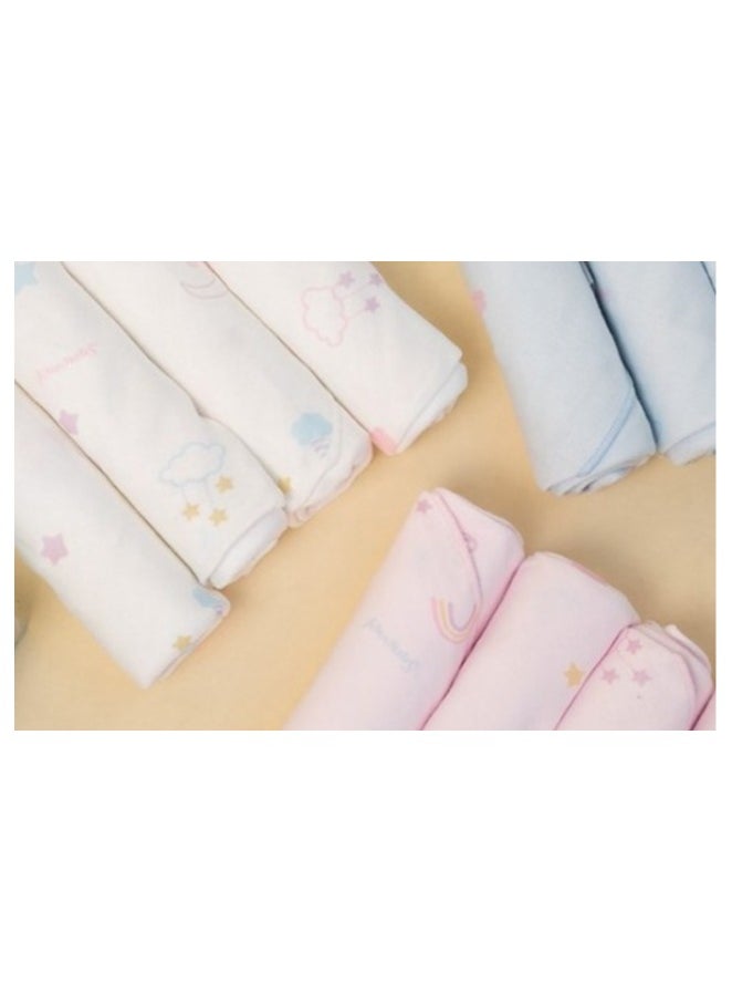 Snow Owl Bamboo Baby Bolster - Lovely Sky Pink