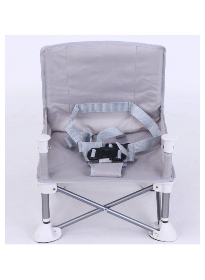 Baby Folding High Chair for Eating, Portable Child Little Dining Chair with Straps,, Portable Baby Seat Travel, Toddler Foldable Camping Chair for Lawn, Beach Indoor/Outdoor Use (6 Month To 2 Years)