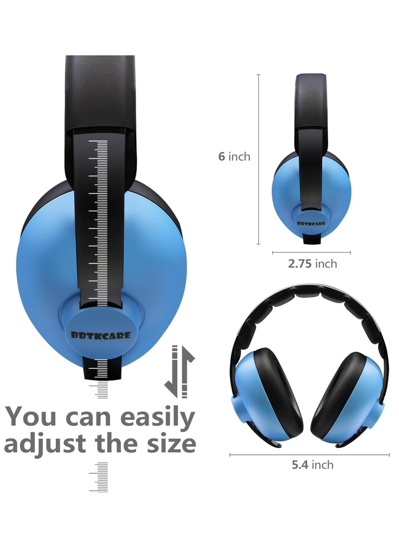 Ear Protection for Baby, Baby Earmuffs，for Infant and Toddlers Up to 36 Months,Noise Cancelling Headaphones for Babies, Blue