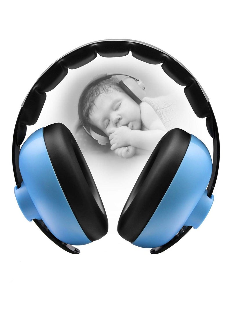Ear Protection for Baby, Baby Earmuffs，for Infant and Toddlers Up to 36 Months,Noise Cancelling Headaphones for Babies, Blue
