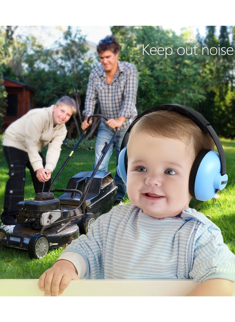 Ear Protection for Baby, Baby Earmuffs，for Infant and Toddlers Up to 36 Months,Noise Cancelling Headaphones for Babies, Blue