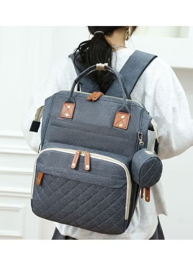 Stylish Multi-Functional Waterproof Baby Large Capacity Durable Travel Diaper Bag