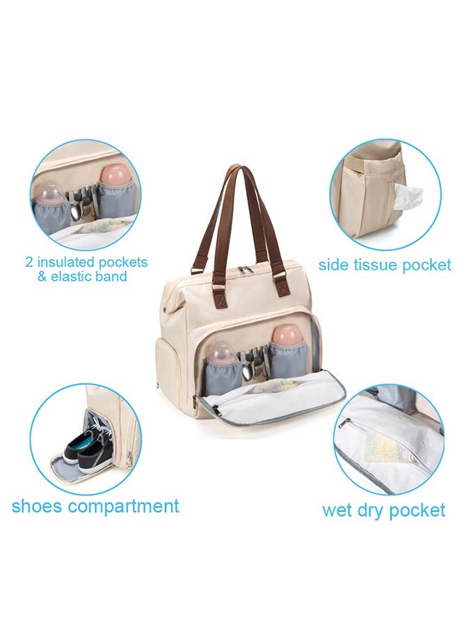 Multifunctional Mommy Large Baby Diaper Bag