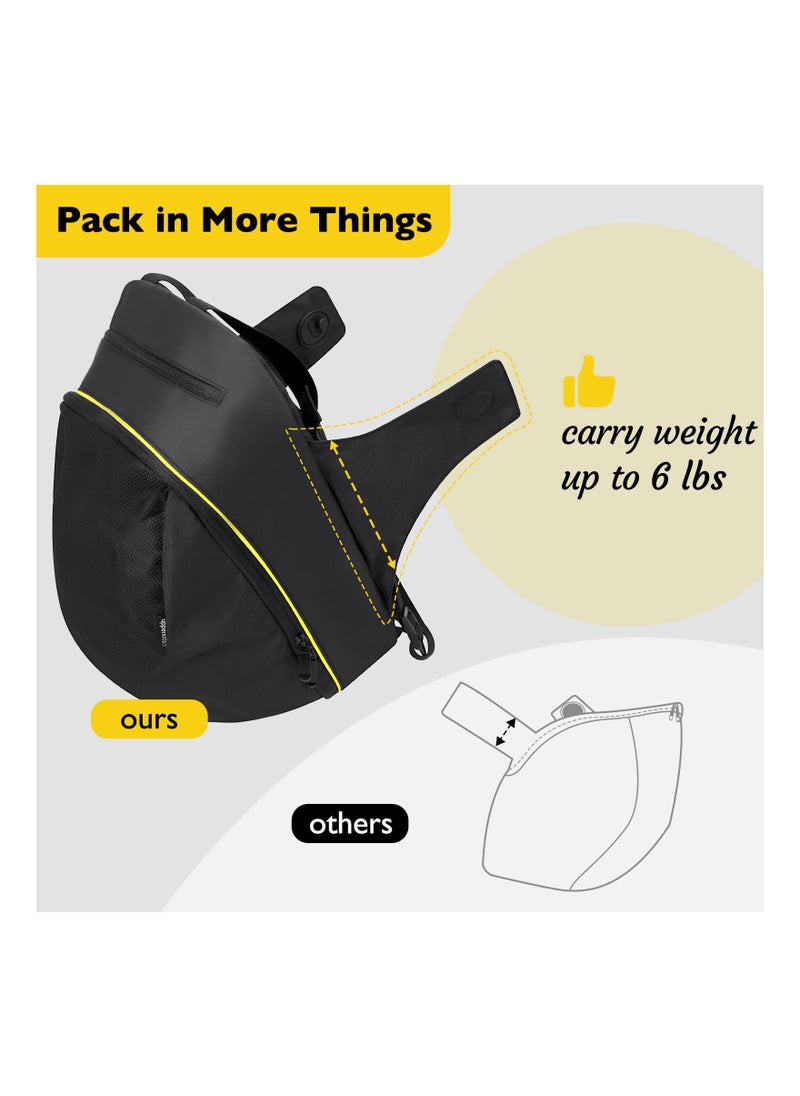 Storage Bag Compatible with Doona Infant Car, Stroller Accessories, Large Capacity Diaper Bag, Easy Access Zipper Design, Wearable Backpack, Stroller Organizer Bag, for Diapers, Snacks, Wipes(1 Pack)