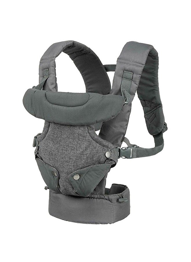Adjustable Removable Soft Ergonomic Baby Sling Carrier With Hip Seat, Head Support and Breathable Mesh, Grey