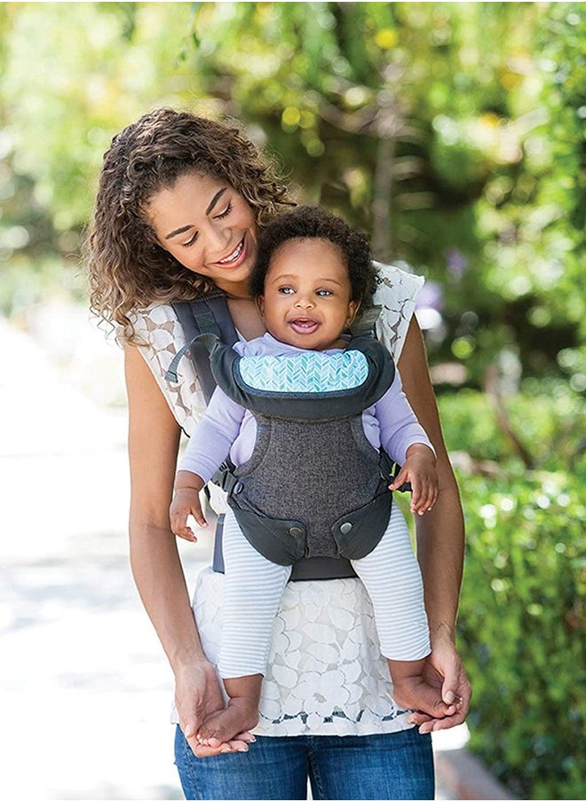 Adjustable Removable Soft Ergonomic Baby Sling Carrier With Hip Seat, Head Support and Breathable Mesh, Grey