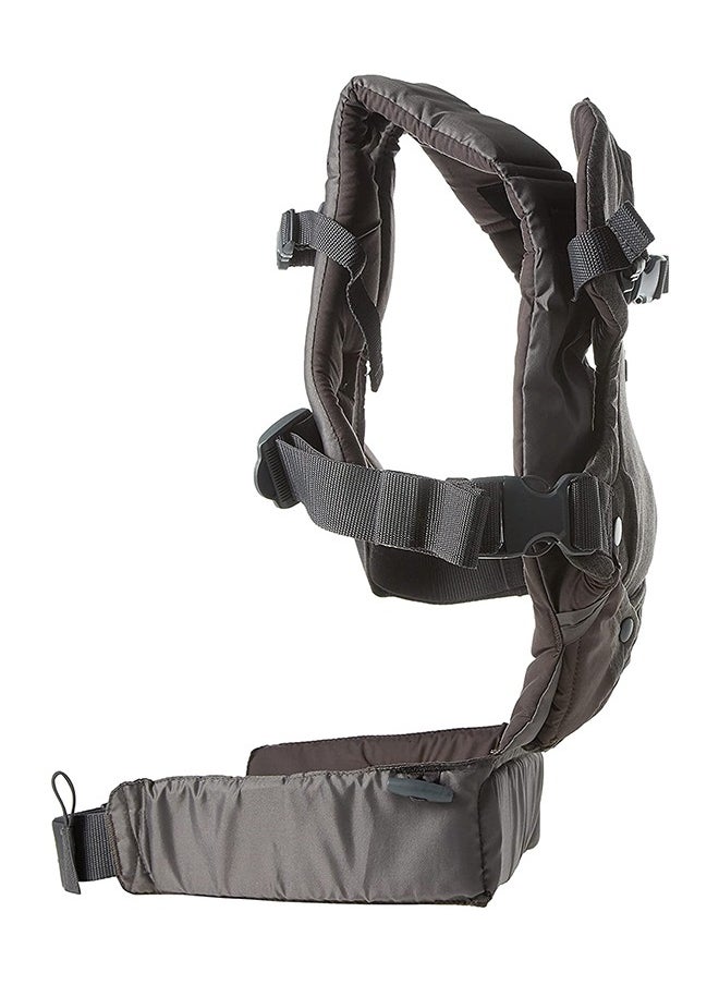 Adjustable Removable Soft Ergonomic Baby Sling Carrier With Hip Seat, Head Support and Breathable Mesh, Grey