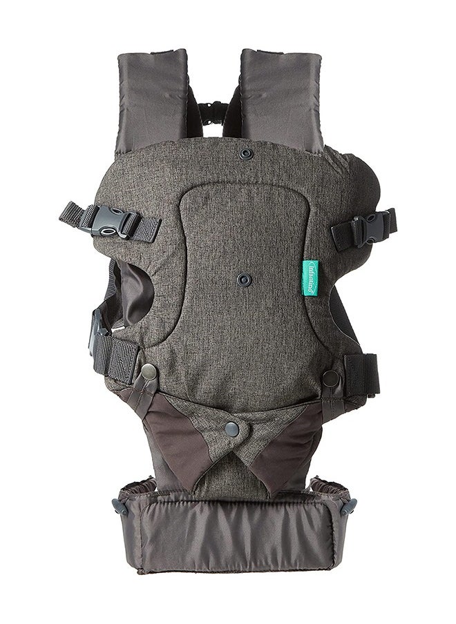 Adjustable Removable Soft Ergonomic Baby Sling Carrier With Hip Seat, Head Support and Breathable Mesh, Grey