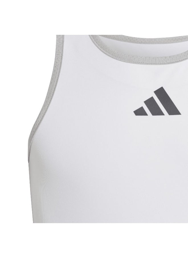 Adidas G Club Tank White Tennis Tops For Girls 116