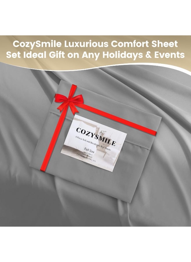 CozySmile Twin Sheet Set - 3 Piece Super Soft Breathable Bed Sheet & Pillowcase Set, 16
