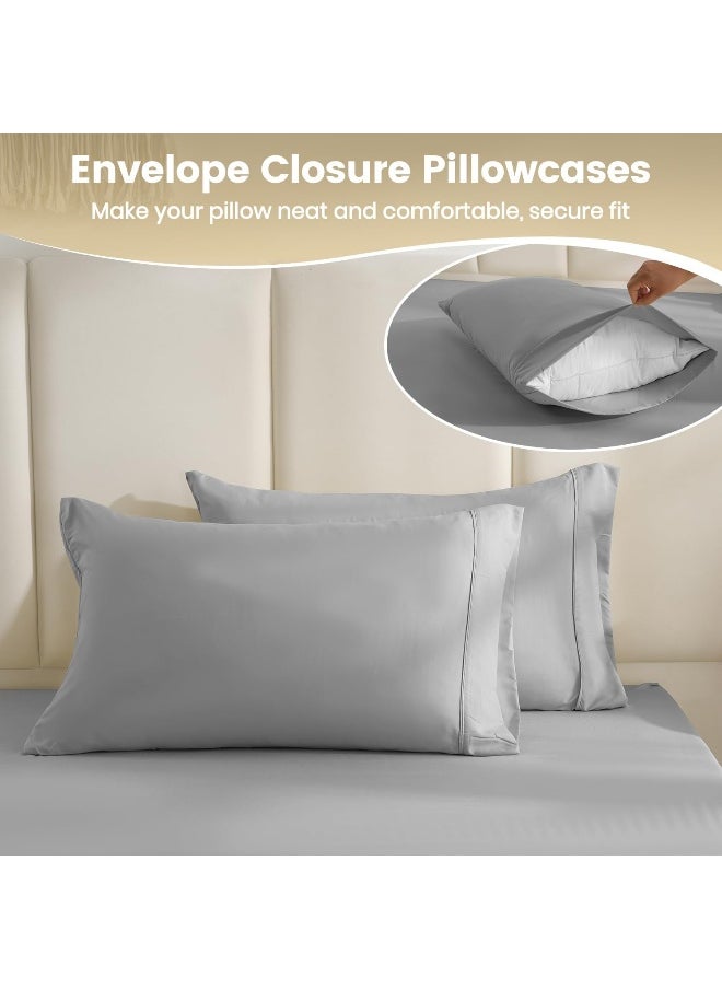 CozySmile Twin Sheet Set - 3 Piece Super Soft Breathable Bed Sheet & Pillowcase Set, 16
