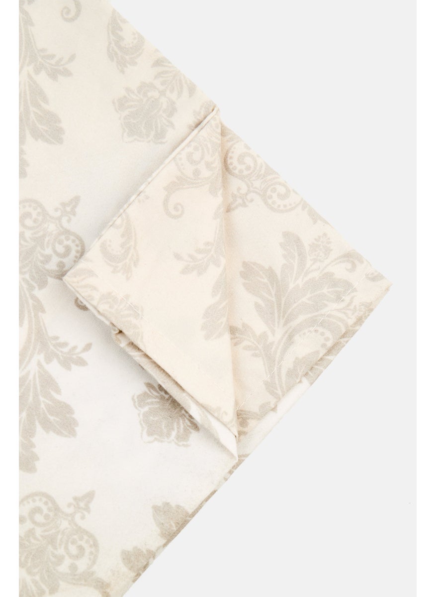 Cotton Feel Allover Print 4 Pcs Bedsheet Set , Multicolor
