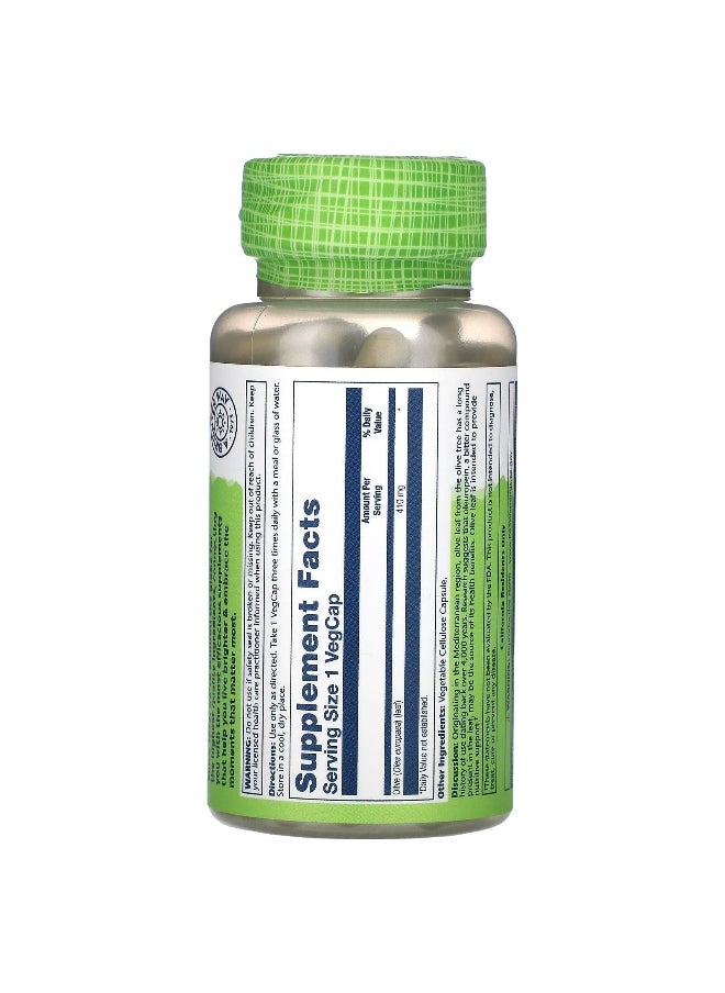 Solaray, True Herbs, Olive Leaf, 410 mg, 100 VegCaps