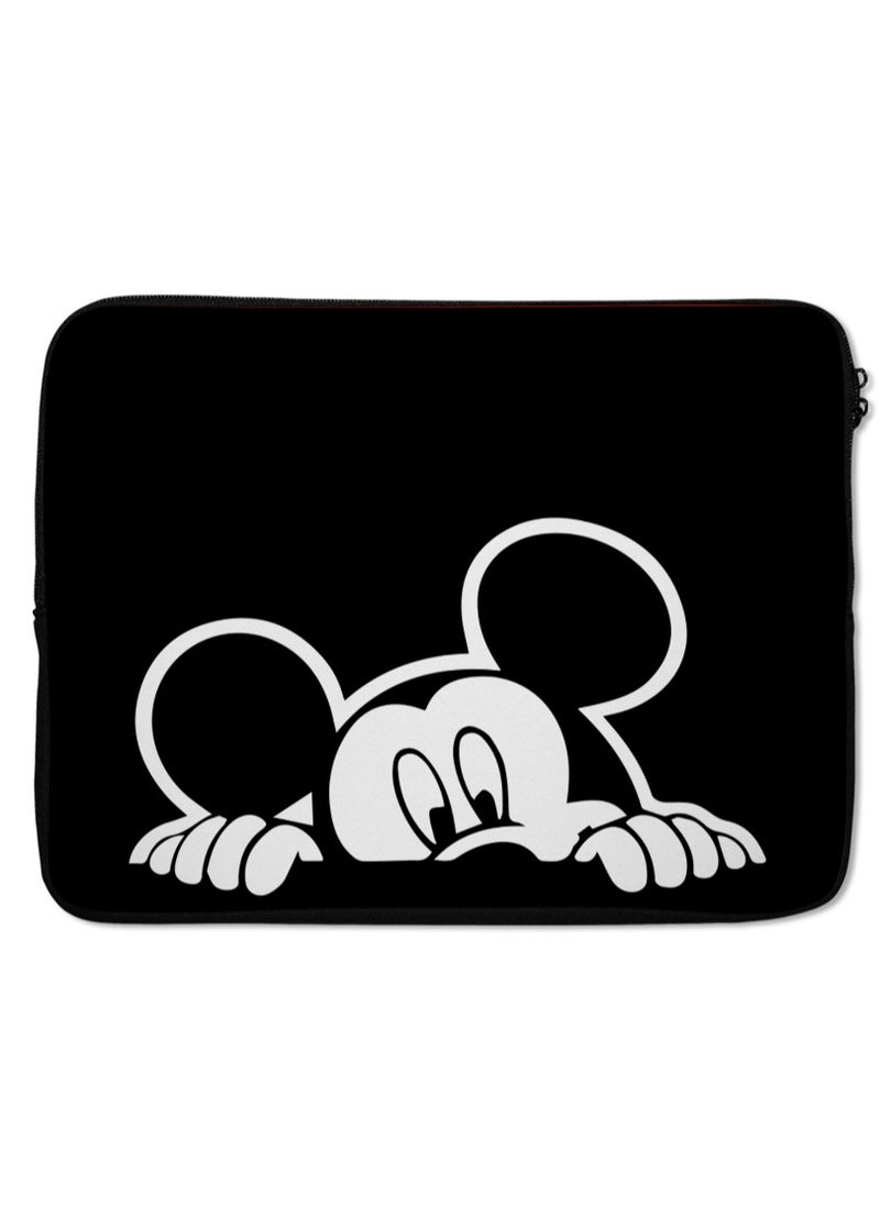 Mouse Cover With Zipper Black High Quality Neoprene Laptop Sleeve