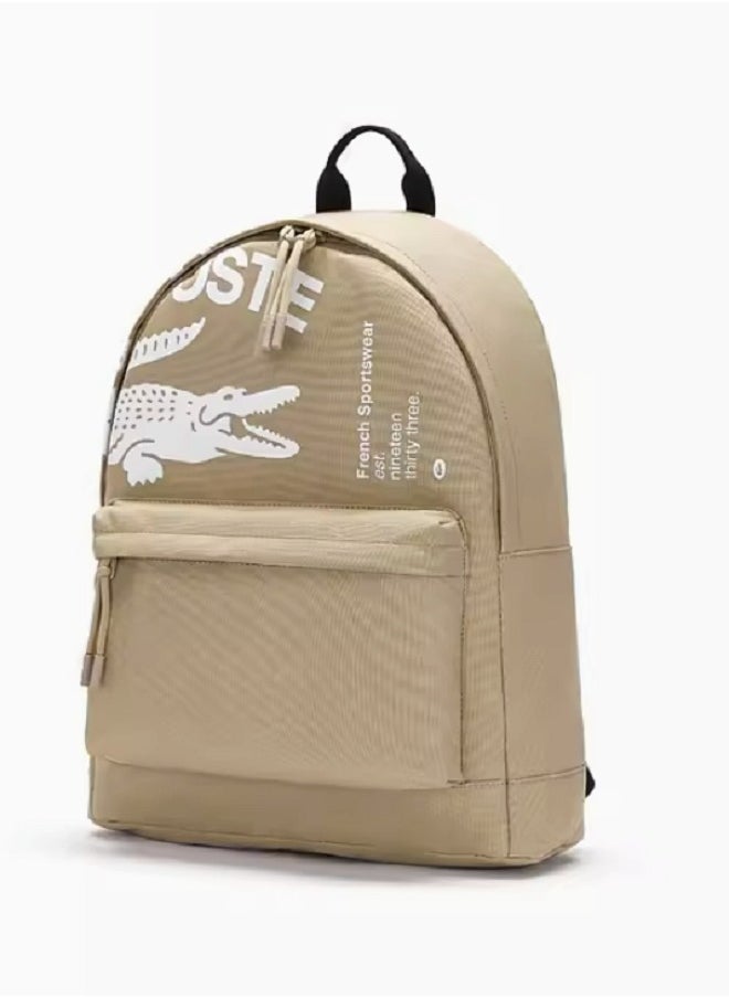 Lacoste Printed Casual Backpack Blue