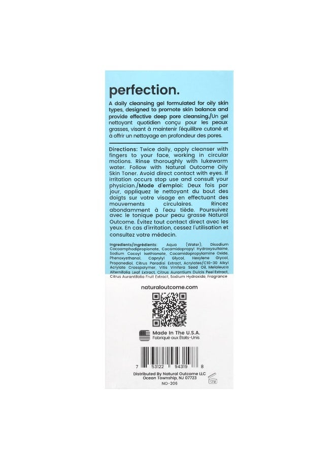 Natural Outcome, Oily Skin, Pore Perfection Cleanser, 8 oz (235 ml)